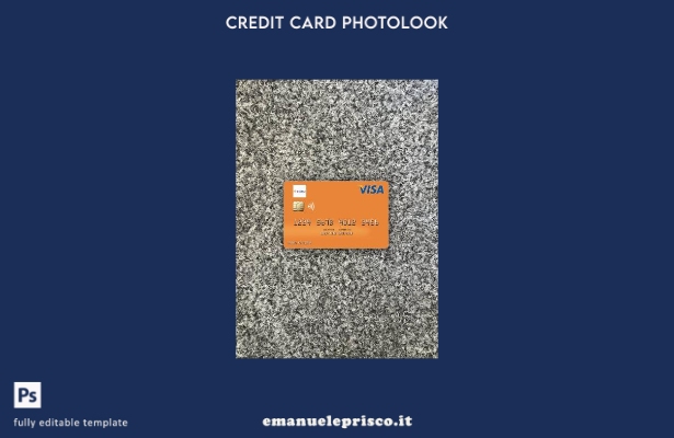 stile verificato modello frontale photolook della carta di debito Visa Guinea Ac